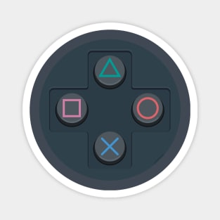 PS Controller Buttons Magnet